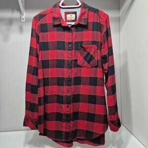 Wind River Red/Black Plaid Shirt